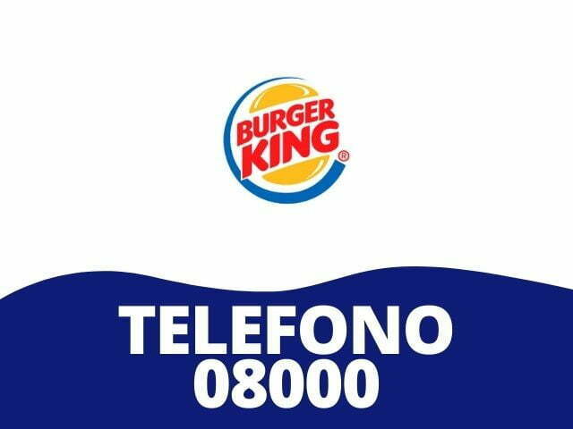 Burger King Telefono 0800